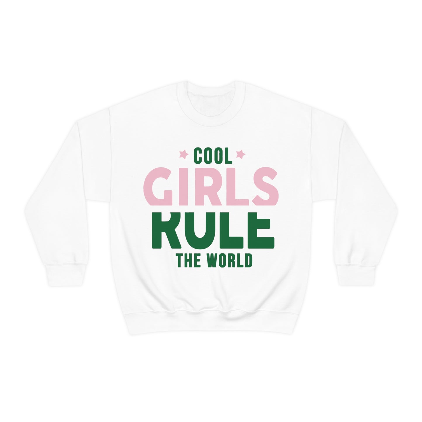 girls rule Crewneck Sweatshirt