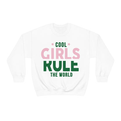 girls rule Crewneck Sweatshirt