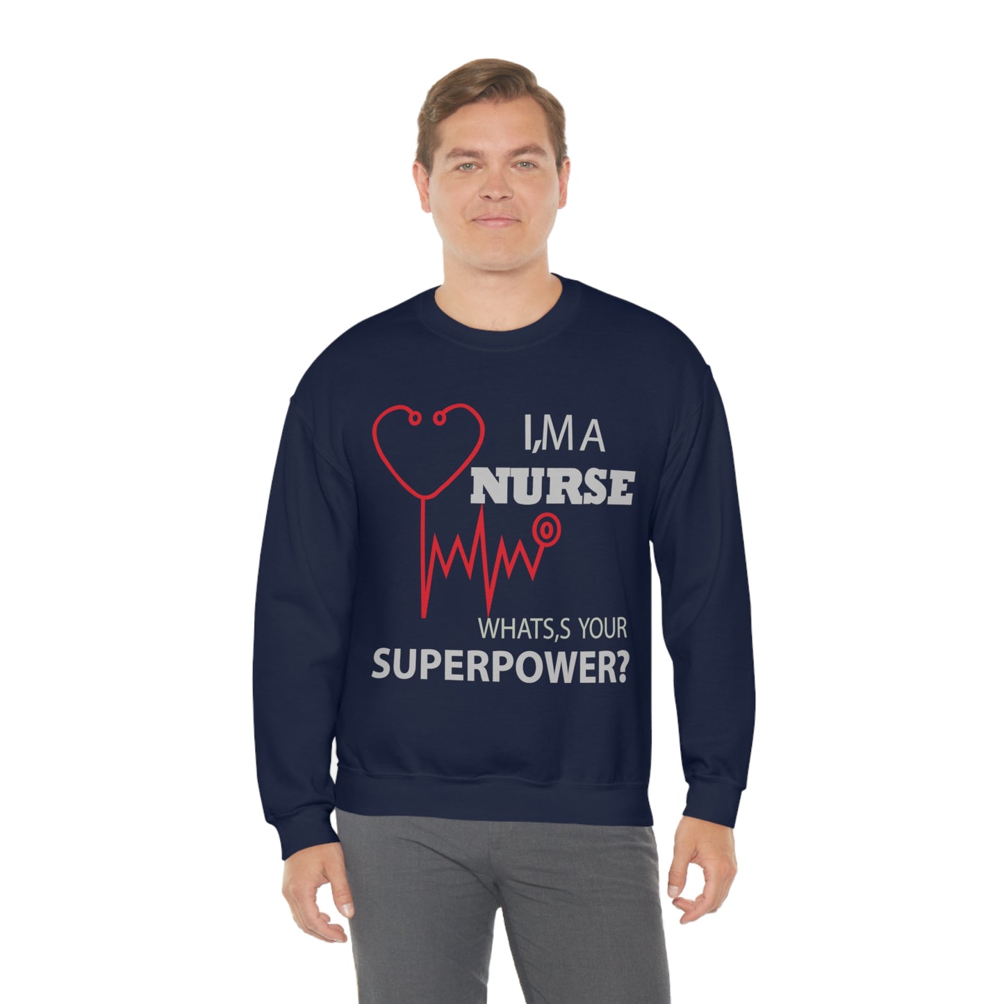 Nurse superpower Crewneck Sweatshirt