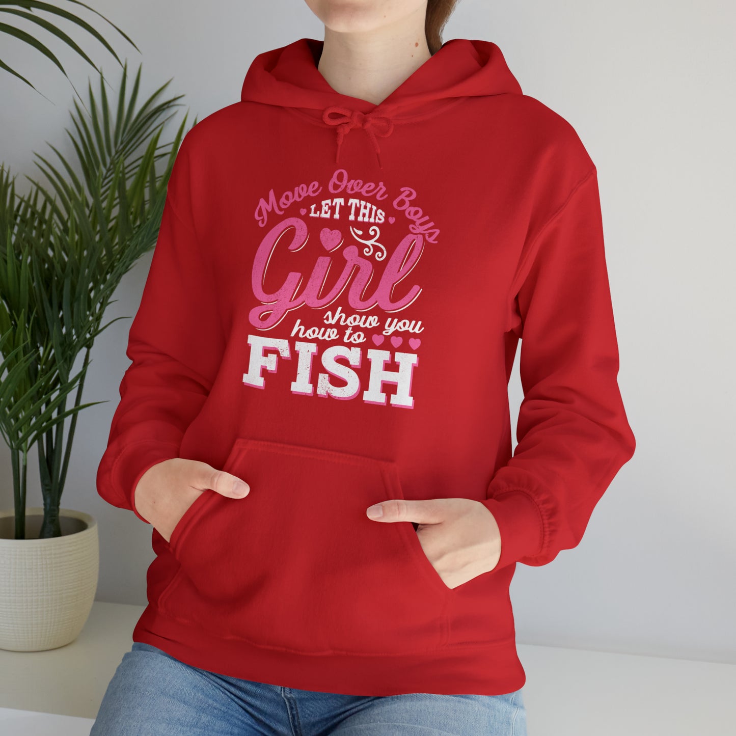 Girl Fishing Hoodie