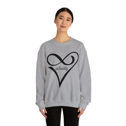 Infinity Heart symbol Crewneck Sweatshirt