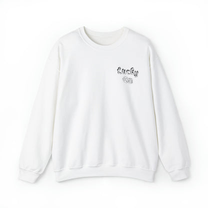 Lucky Front and back Crewneck Sweatshirt