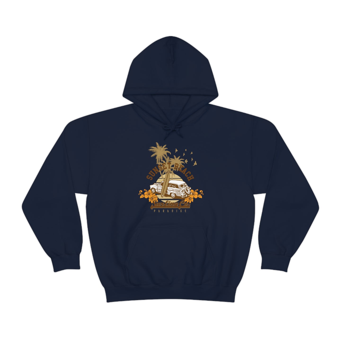 Sunset Beach Surfing Paradise Hoodie