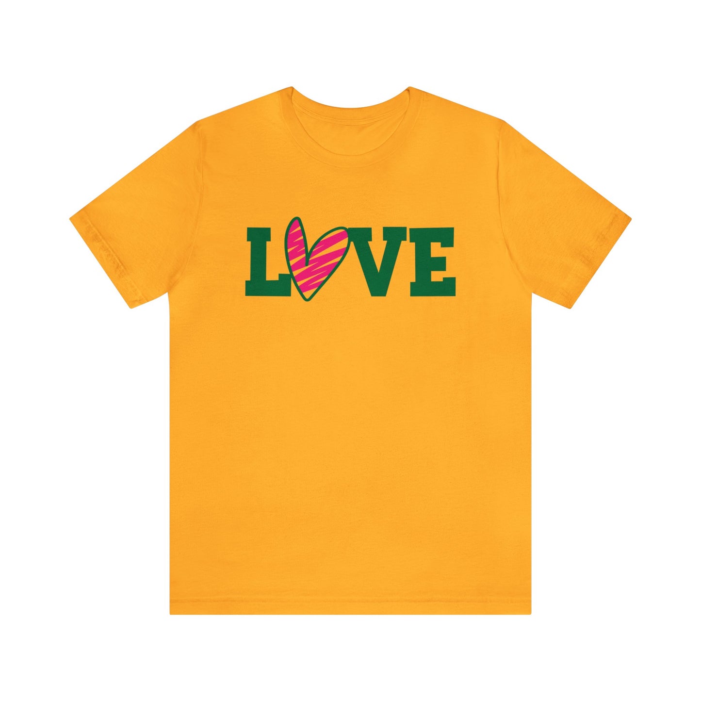 Love stripped heart T-Shirt