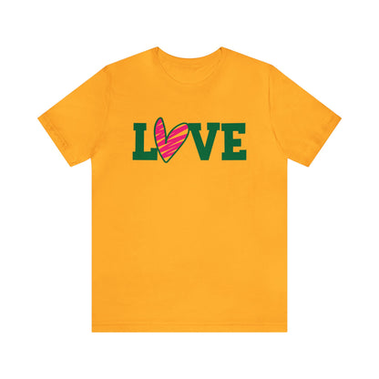 Love stripped heart T-Shirt