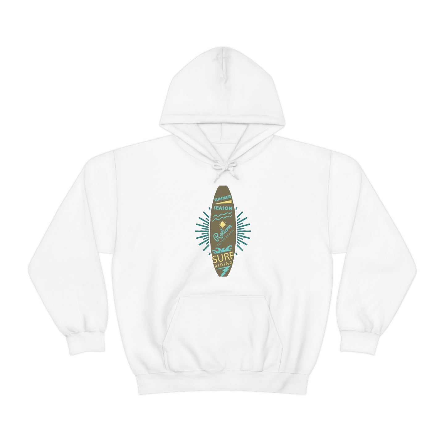 Surf Riding Summer Hoodie