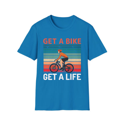 Get a bike and get a life vintage T-Shirt