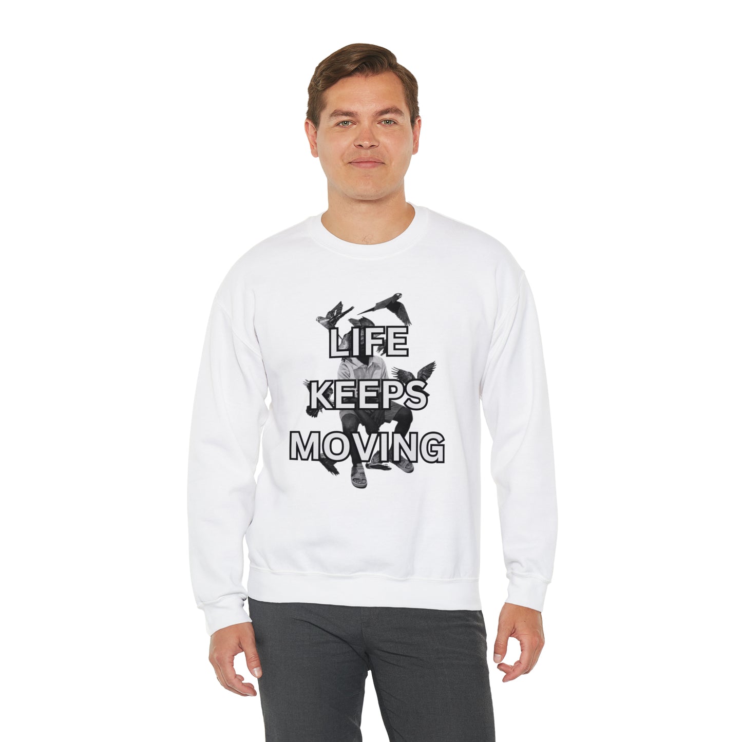 Life Keeps Moving Crewneck Sweatshirt