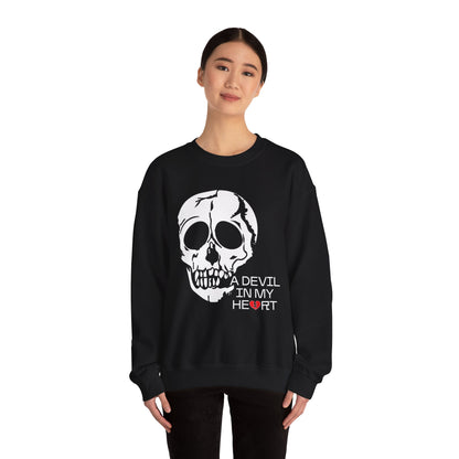 A devil in my heart Crewneck Sweatshirt