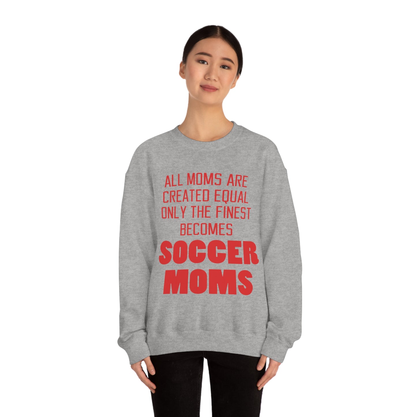 Finest soccer mom Crewneck Sweatshirt