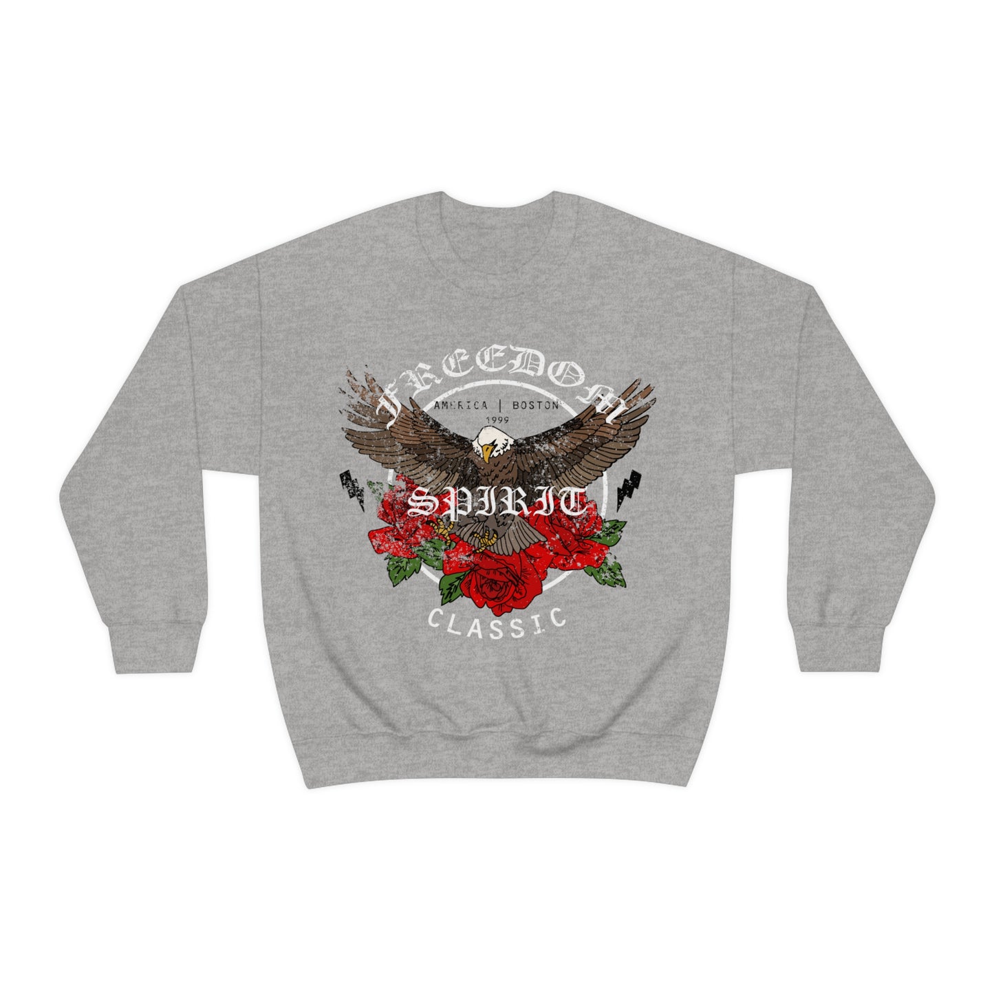 Freedom Spirit Eagle Crewneck Sweatshirt