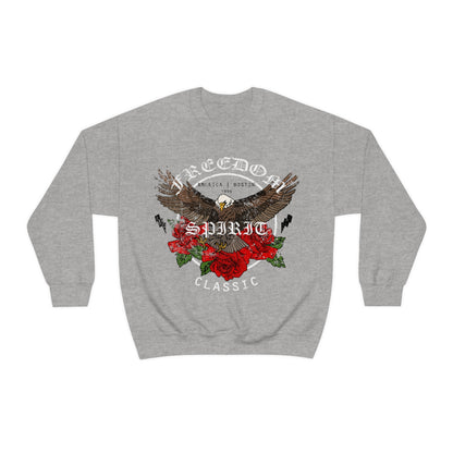 Freedom Spirit Eagle Crewneck Sweatshirt