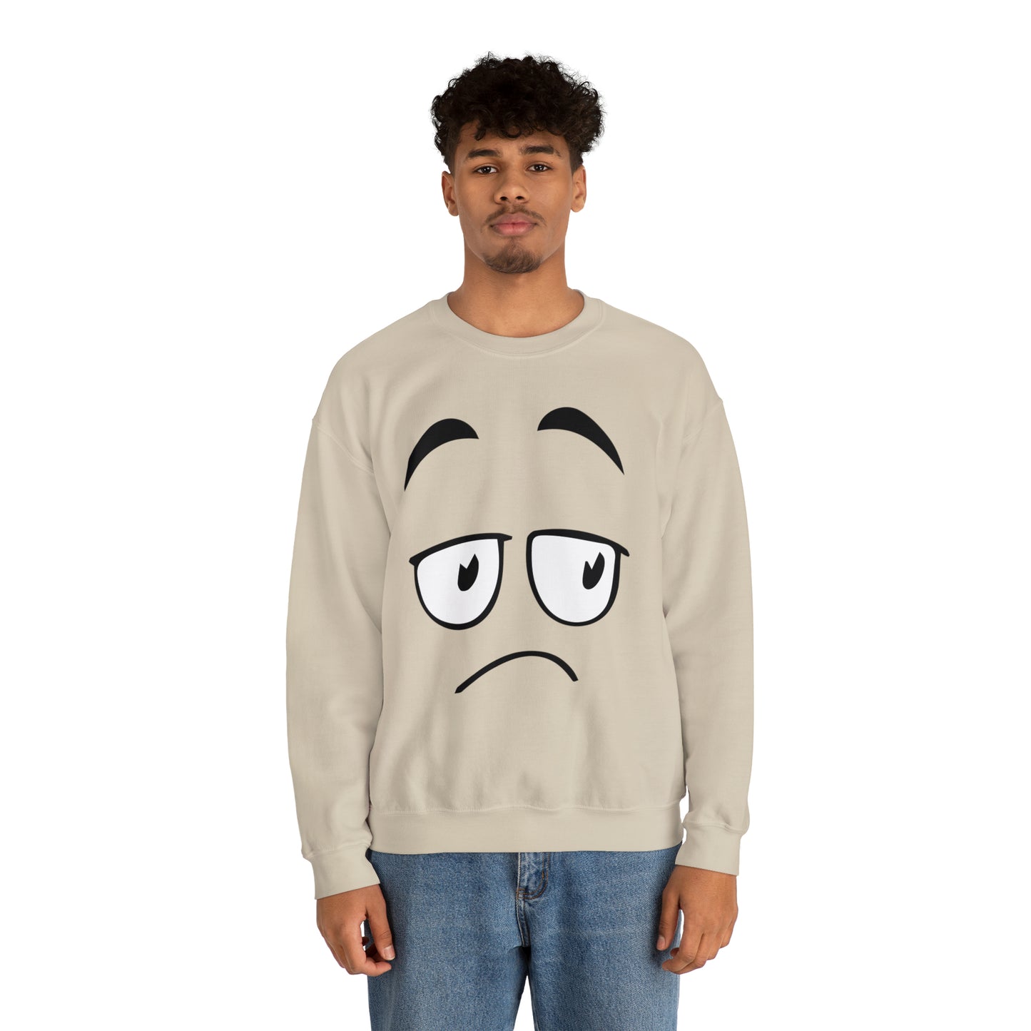 Sad face Crewneck Sweatshirt