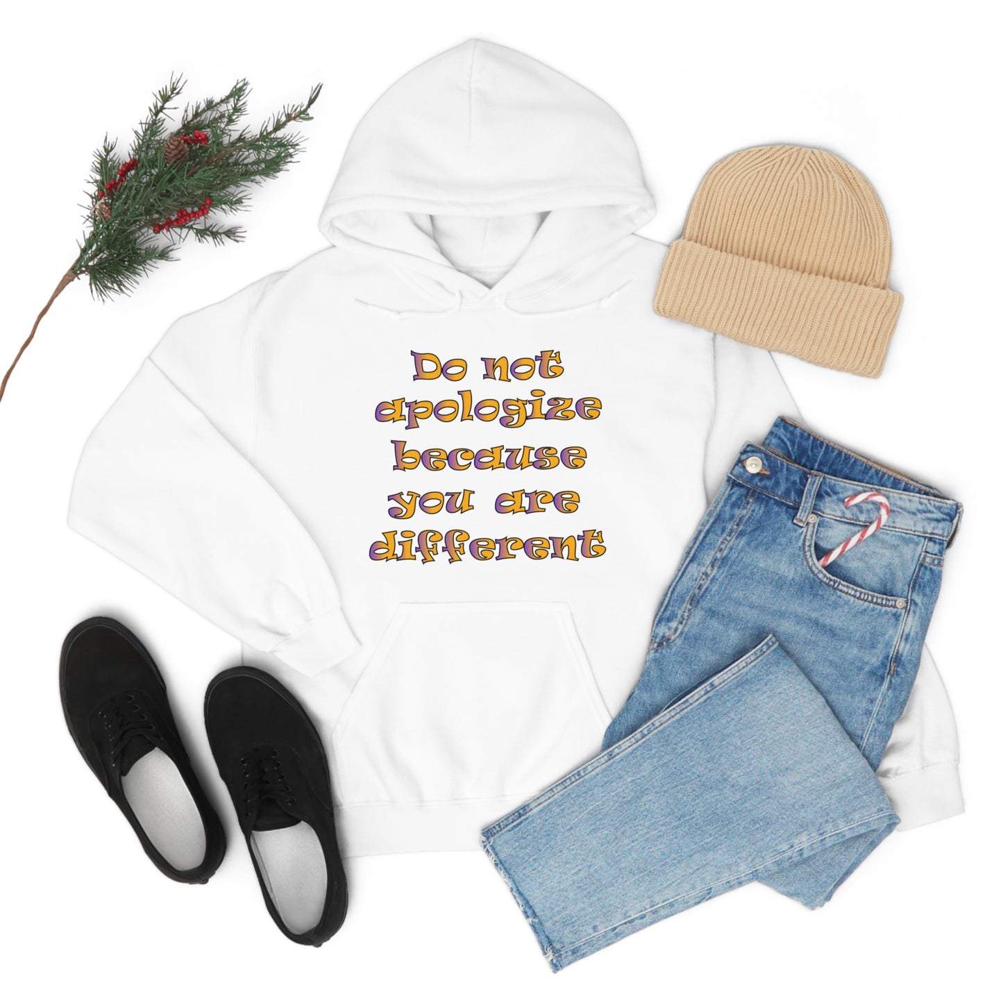 Do Not Apologize Because You Are Different Hoodie