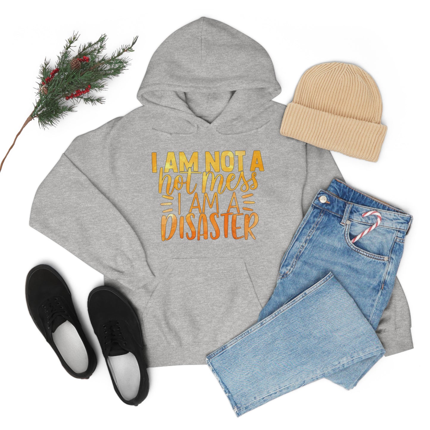 I Am Not A Hot Mess I Am A Disaster Hoodie