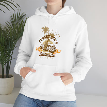 Sunset Beach Surfing Paradise Hoodie