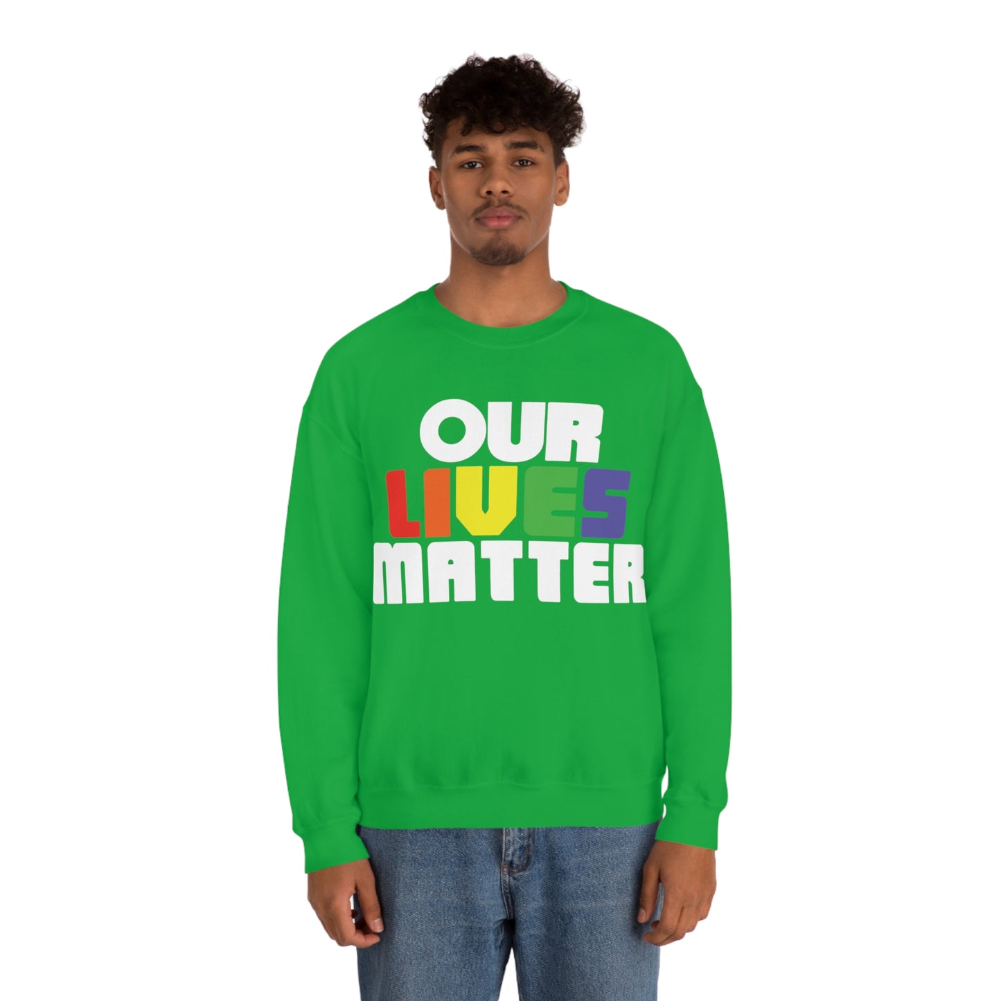 Our lives matter Crewneck Sweatshirt