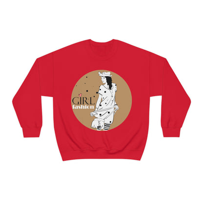 Polka dot Girl fashion Crewneck Sweatshirt