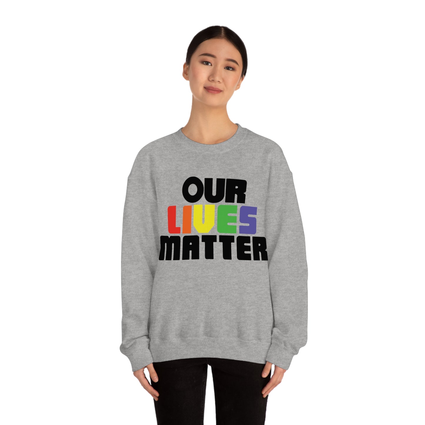 Our lives matter 1 Crewneck Sweatshirt