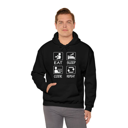 Eat sleep Code Repeat Hoodie