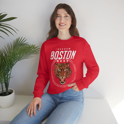 Boston Freedom Tiger Crewneck Sweatshirt