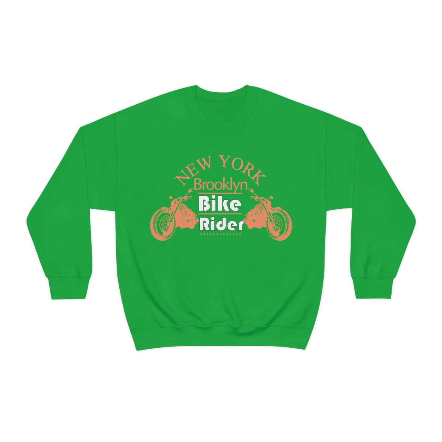 Brooklyn Bike rider Crewneck Sweatshirt