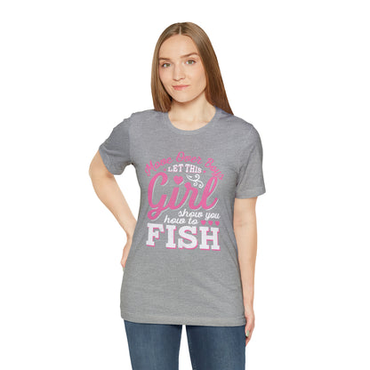 Girl Fishing T-Shirt