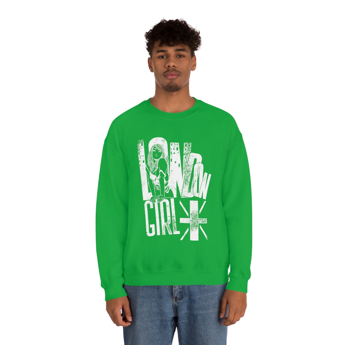 London Girl Crewneck Sweatshirt