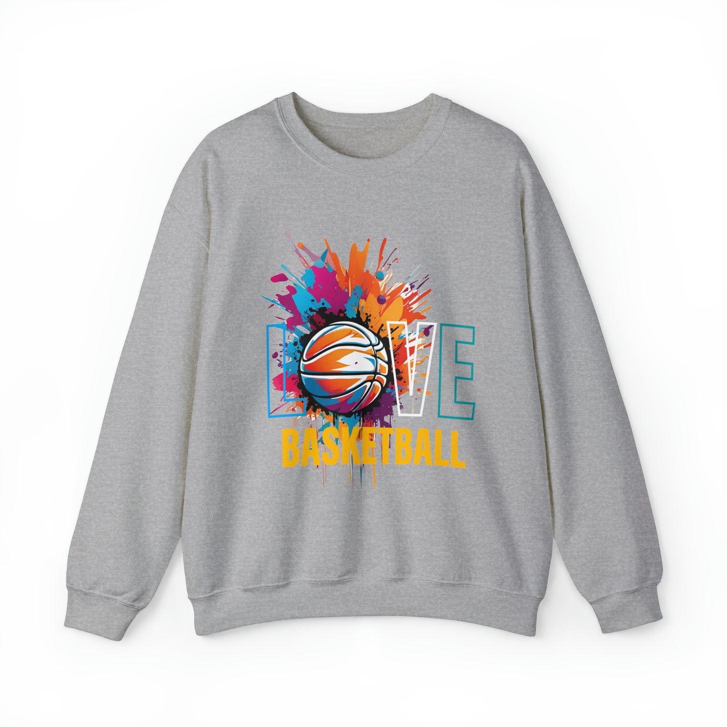 Love basketball Crewneck Sweatshirt