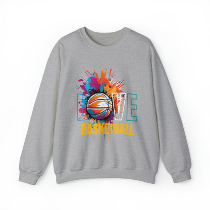 Love basketball Crewneck Sweatshirt