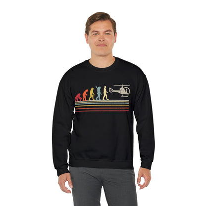 Evolution Helicopter Crewneck Sweatshirt