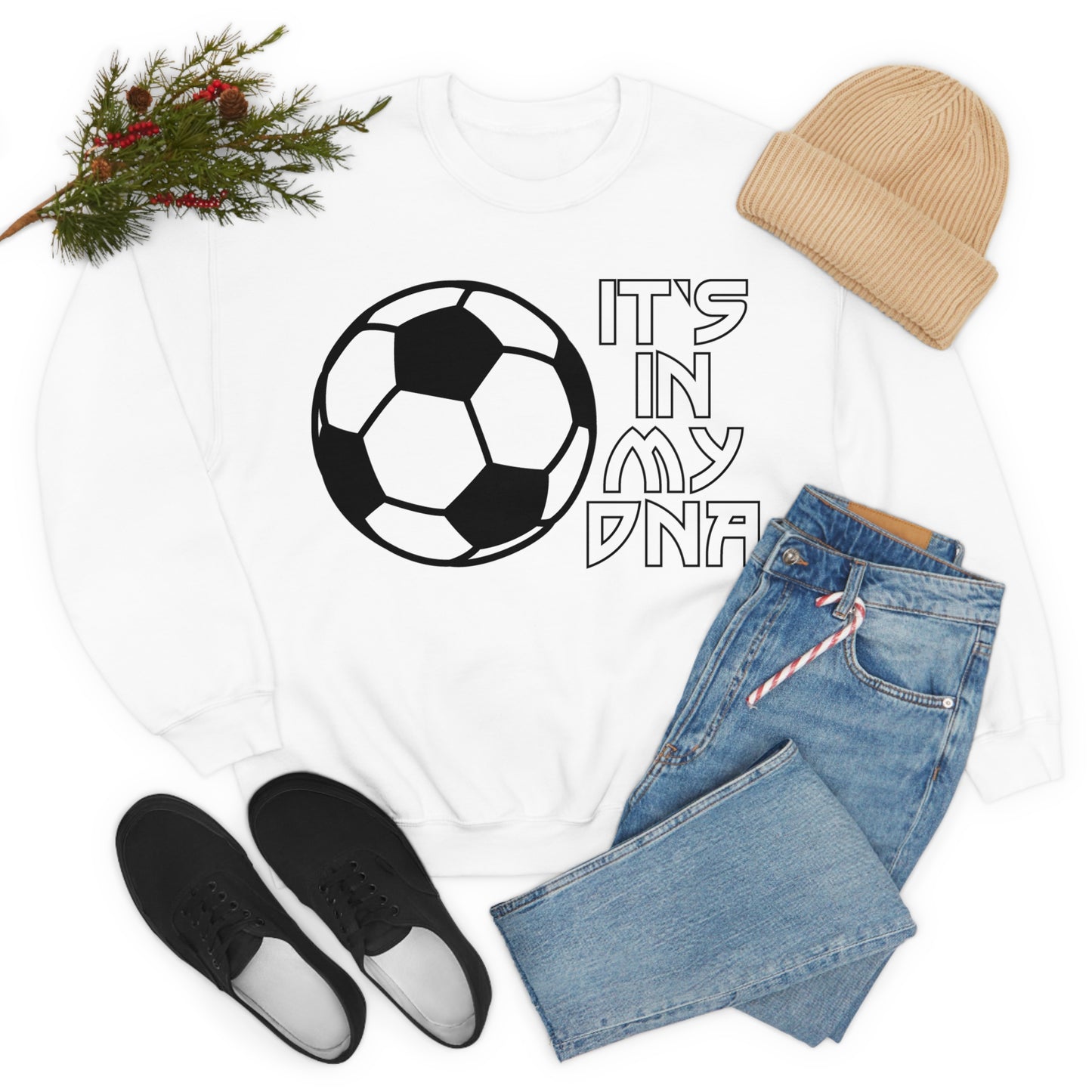 Soccer is in my DNA Crewneck Sweatshirt