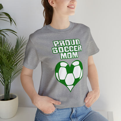 Proud -soccer-mom Heart T-Shirt