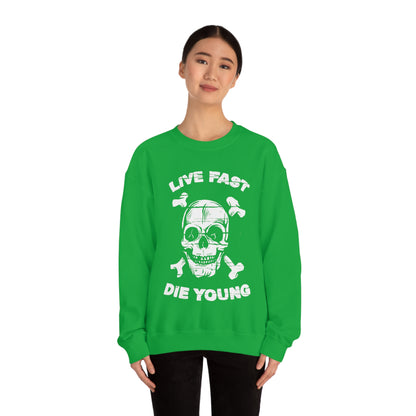 Live Fast Die Young Crewneck Sweatshirt