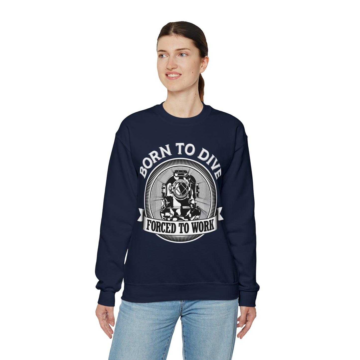 Born to dive Crewneck Sweatshirt