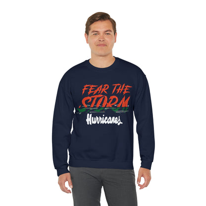 Fear the storm Hurricanes Crewneck Sweatshirt