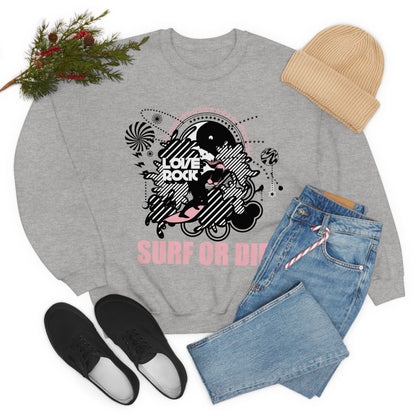 Surf or Die Crewneck Sweatshirt