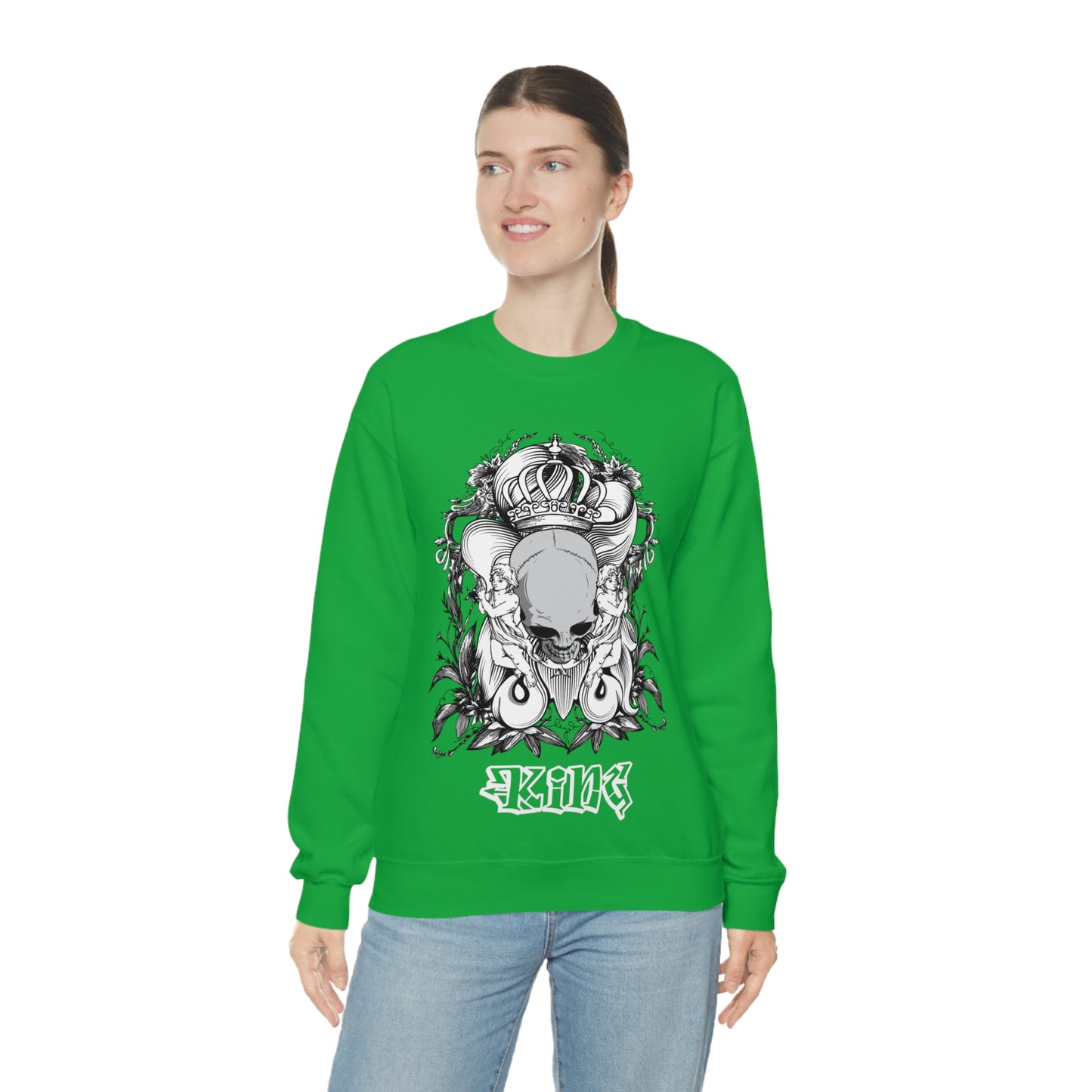 King Skully Crewneck Sweatshirt