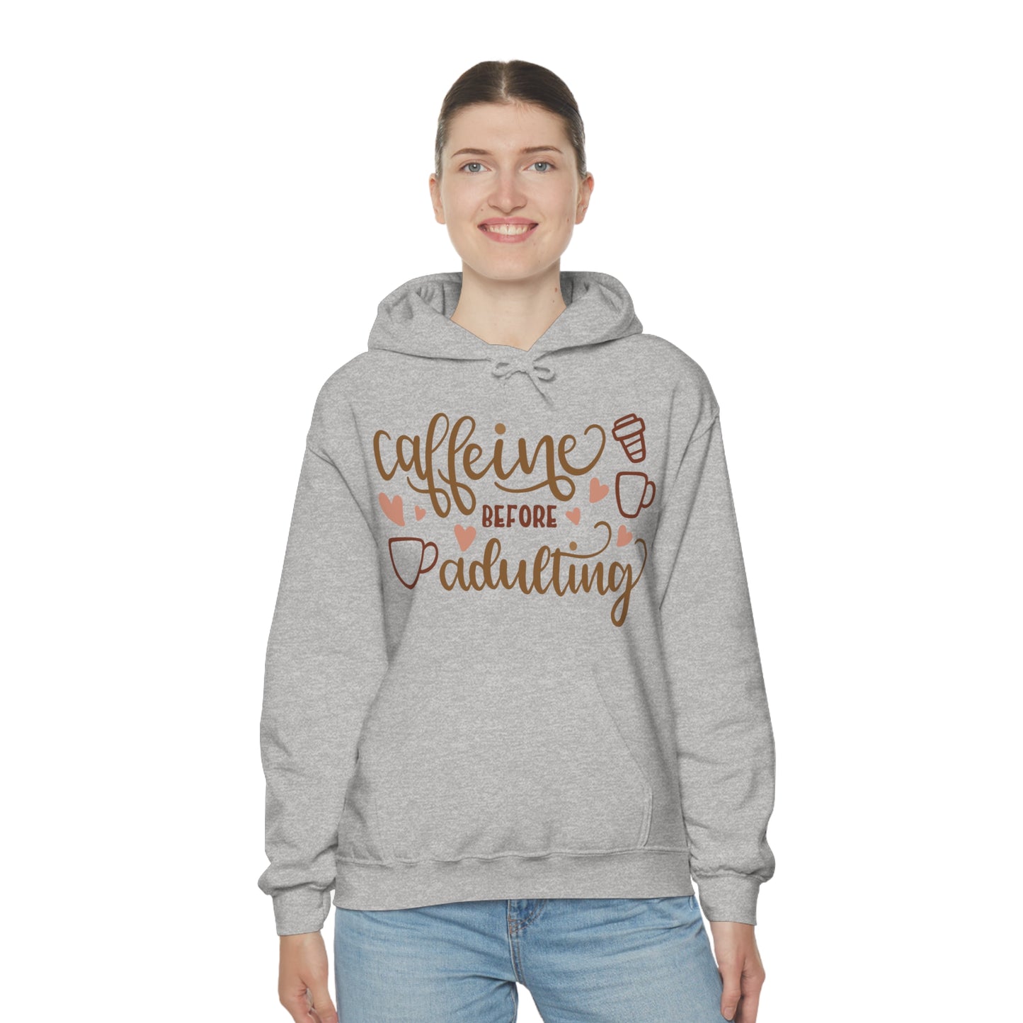 Caffeine before adulting Hoodie