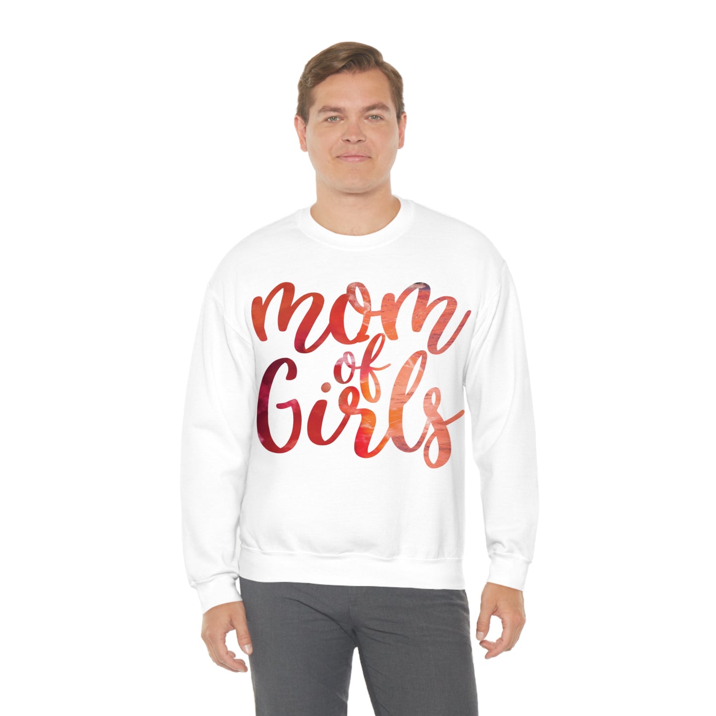 mom of girls Crewneck Sweatshirt