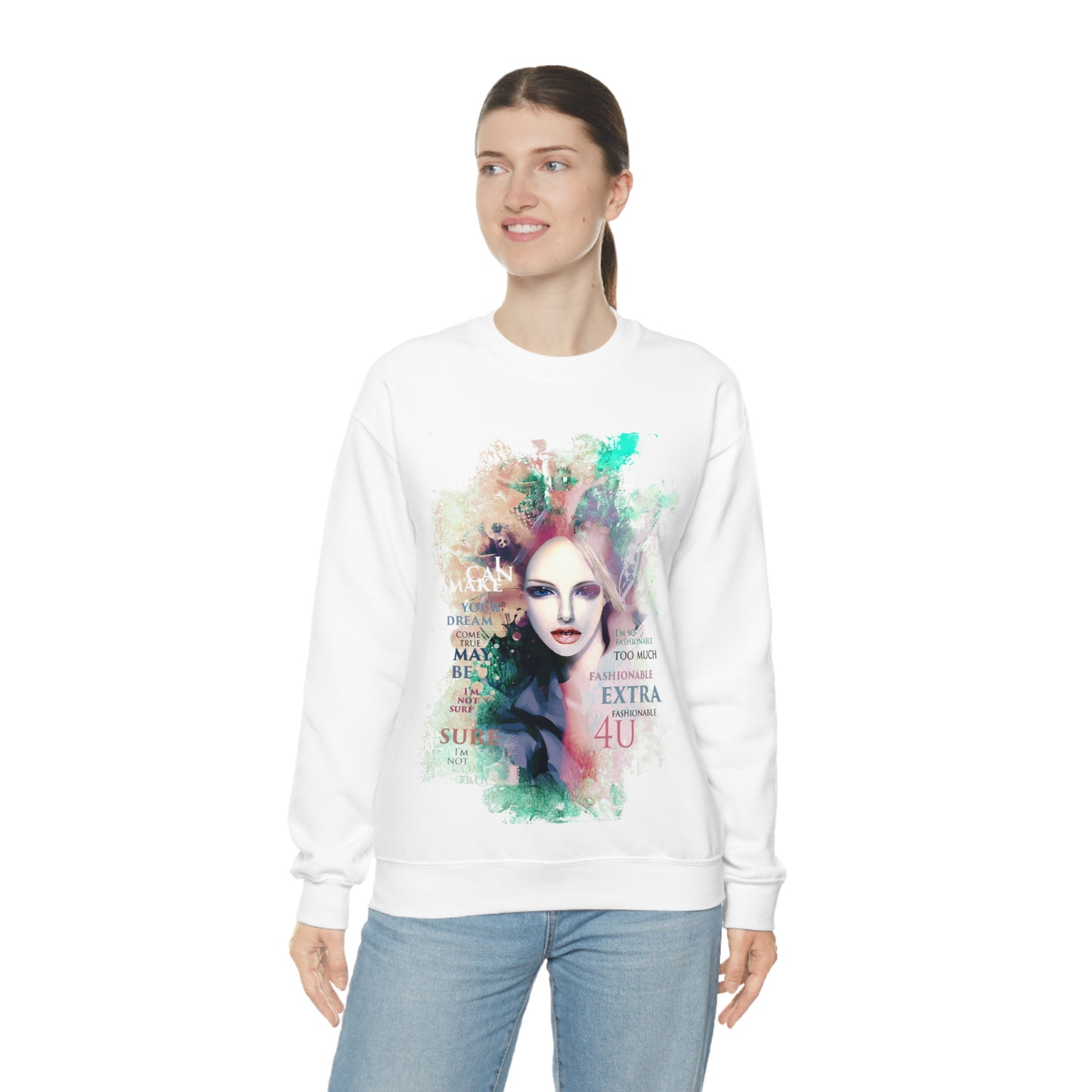 Fashionable Extra Crewneck Sweatshirt