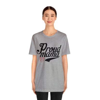 Proud Baseball Mama T-Shirt