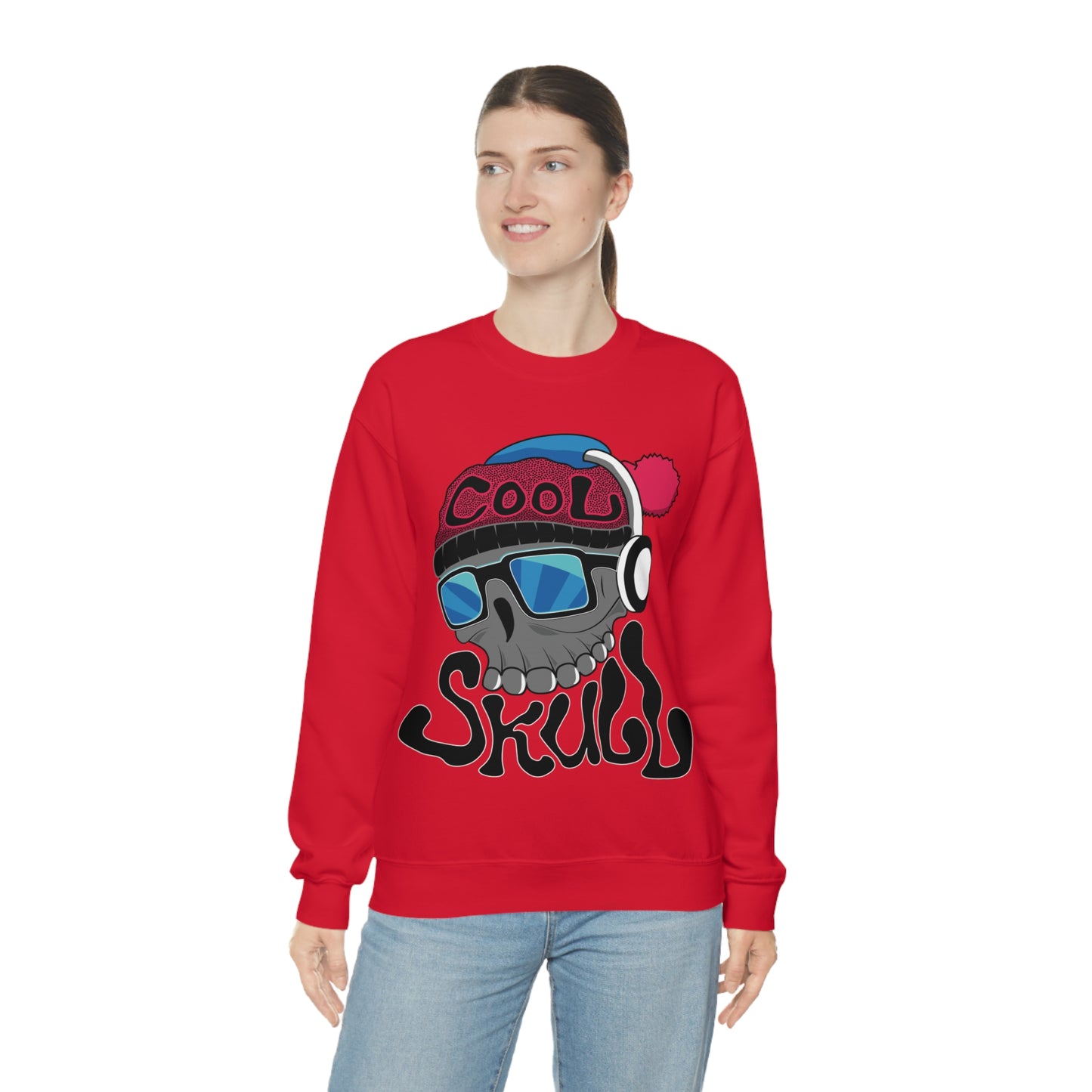 Cool Skull Crewneck Sweatshirt