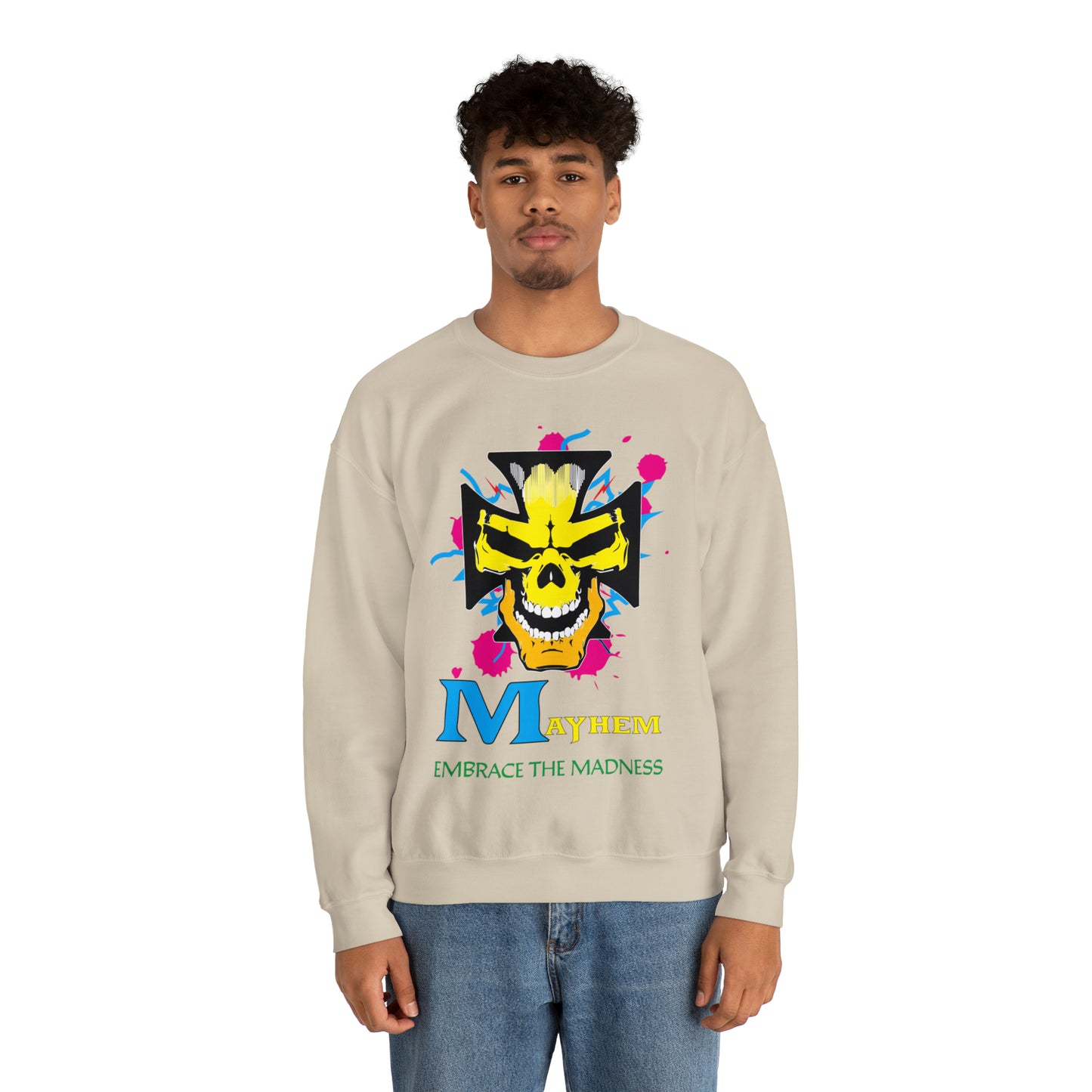 Mayhem embrace madness Crewneck Sweatshirt