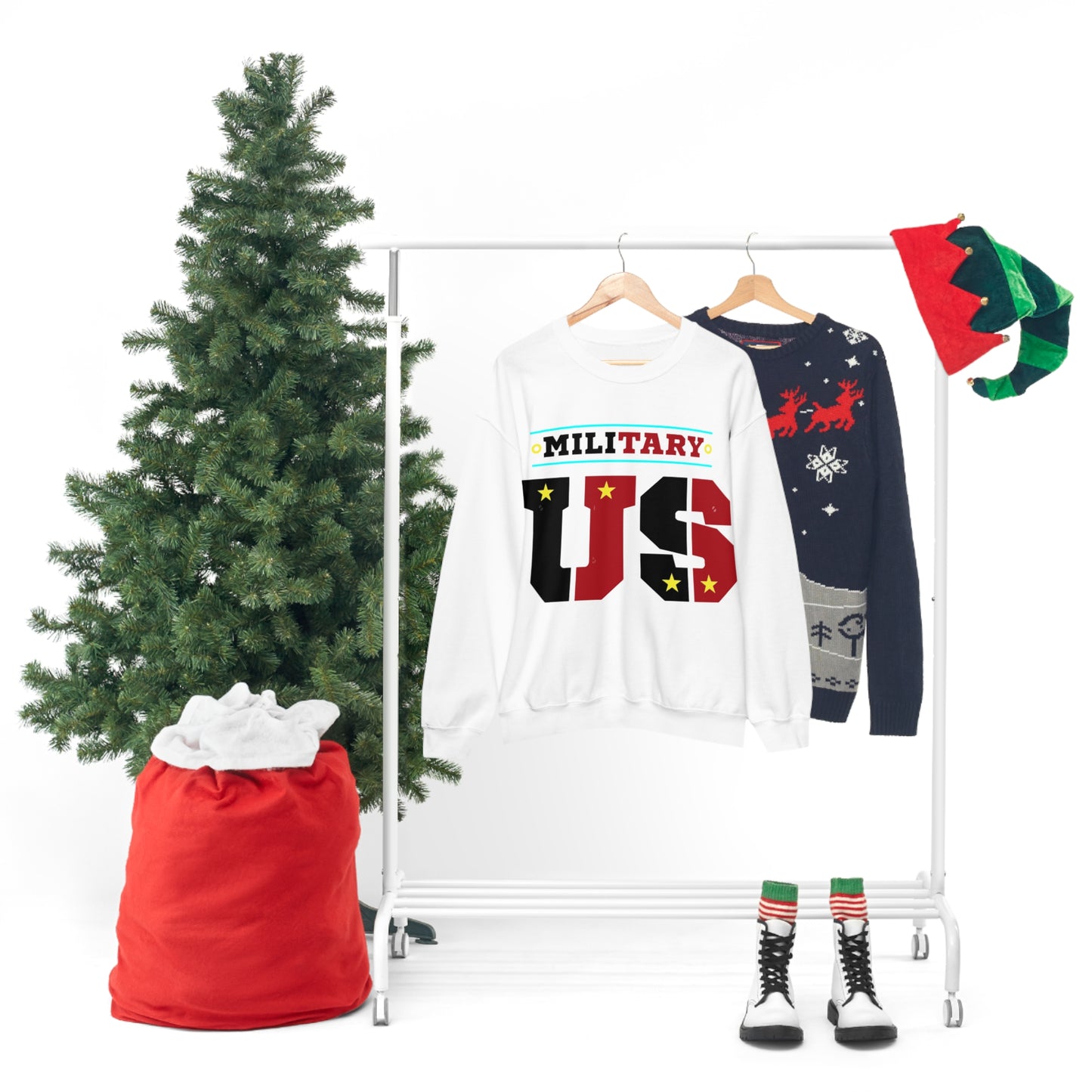 United States Military Crewneck Sweatshirt