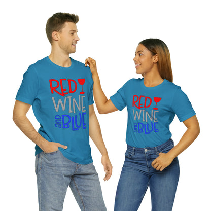 Red Wine Blue T-Shirt