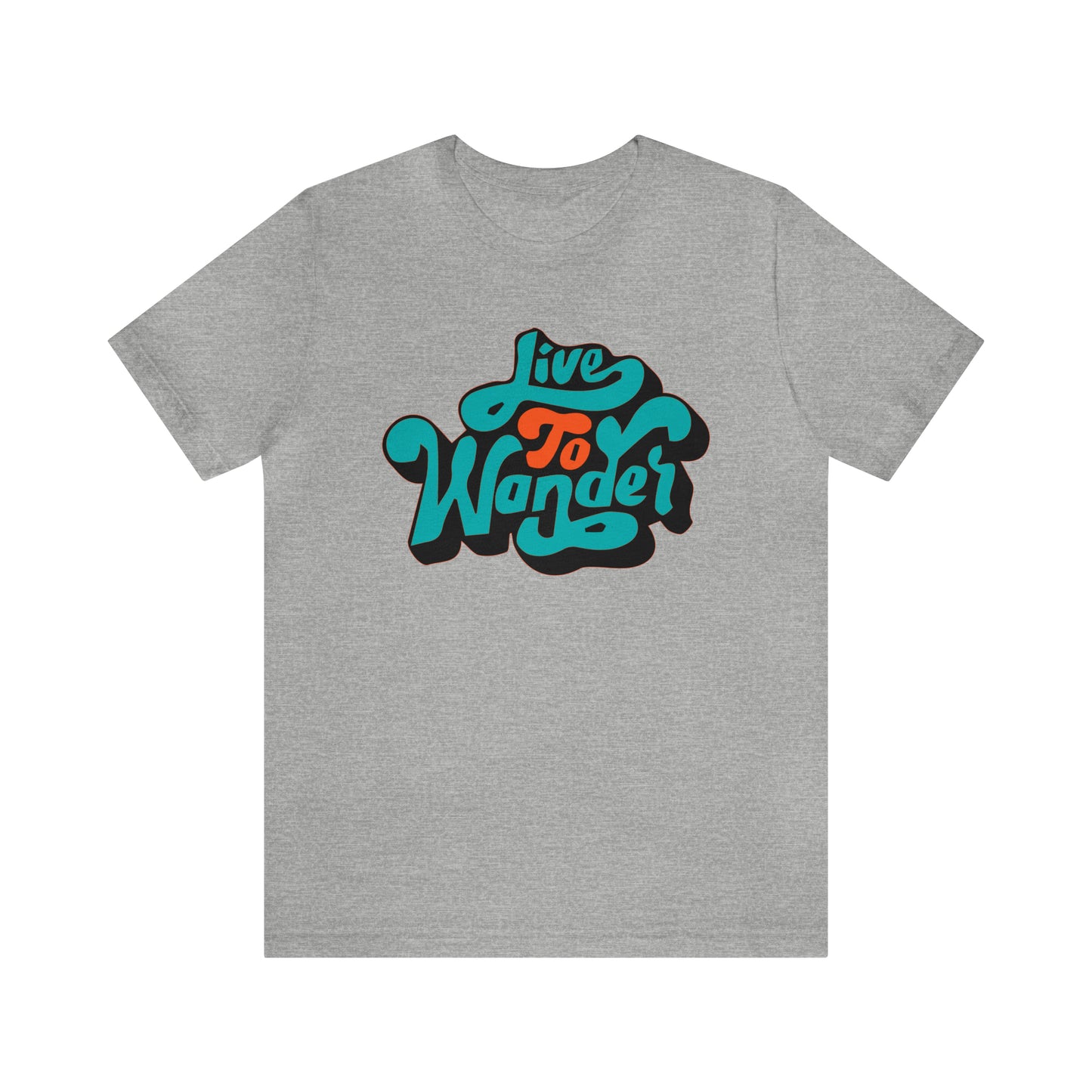 Live to wonder vintage Unisex Tee Shirt