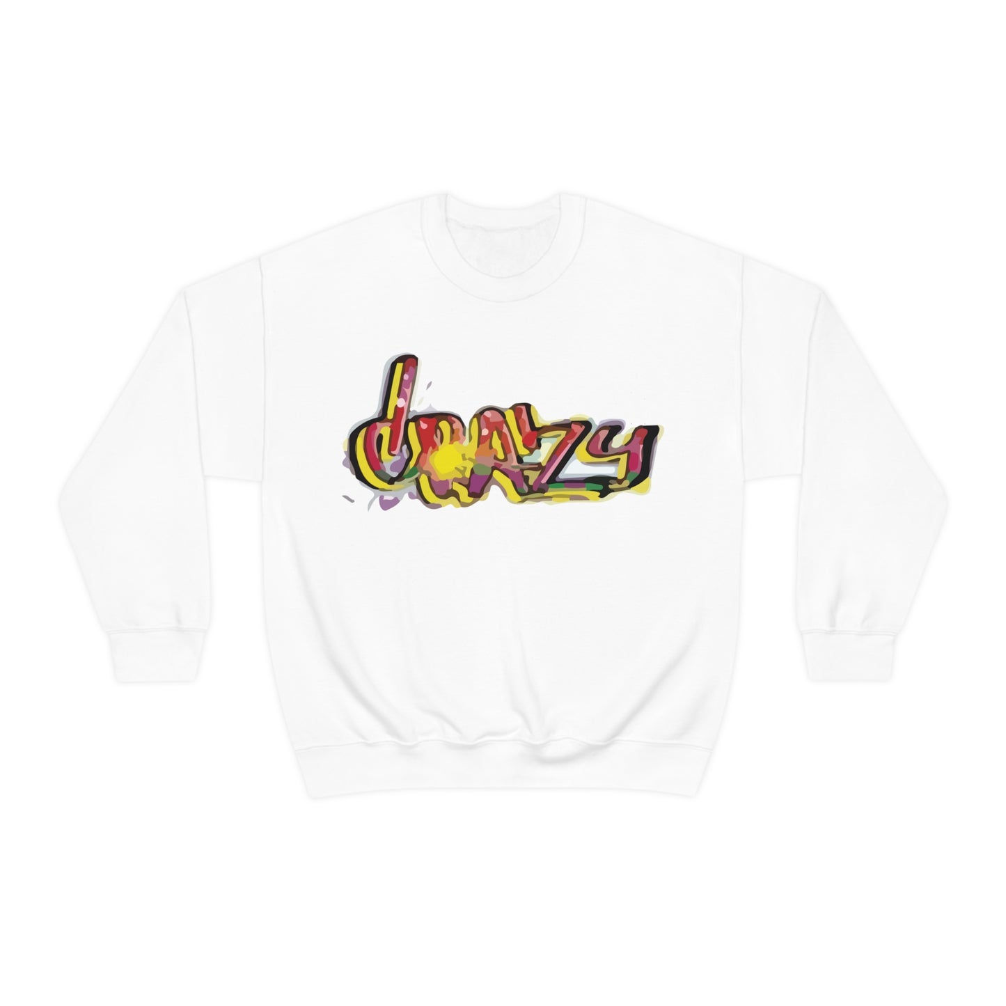 Crazy graffiti Crewneck Sweatshirt