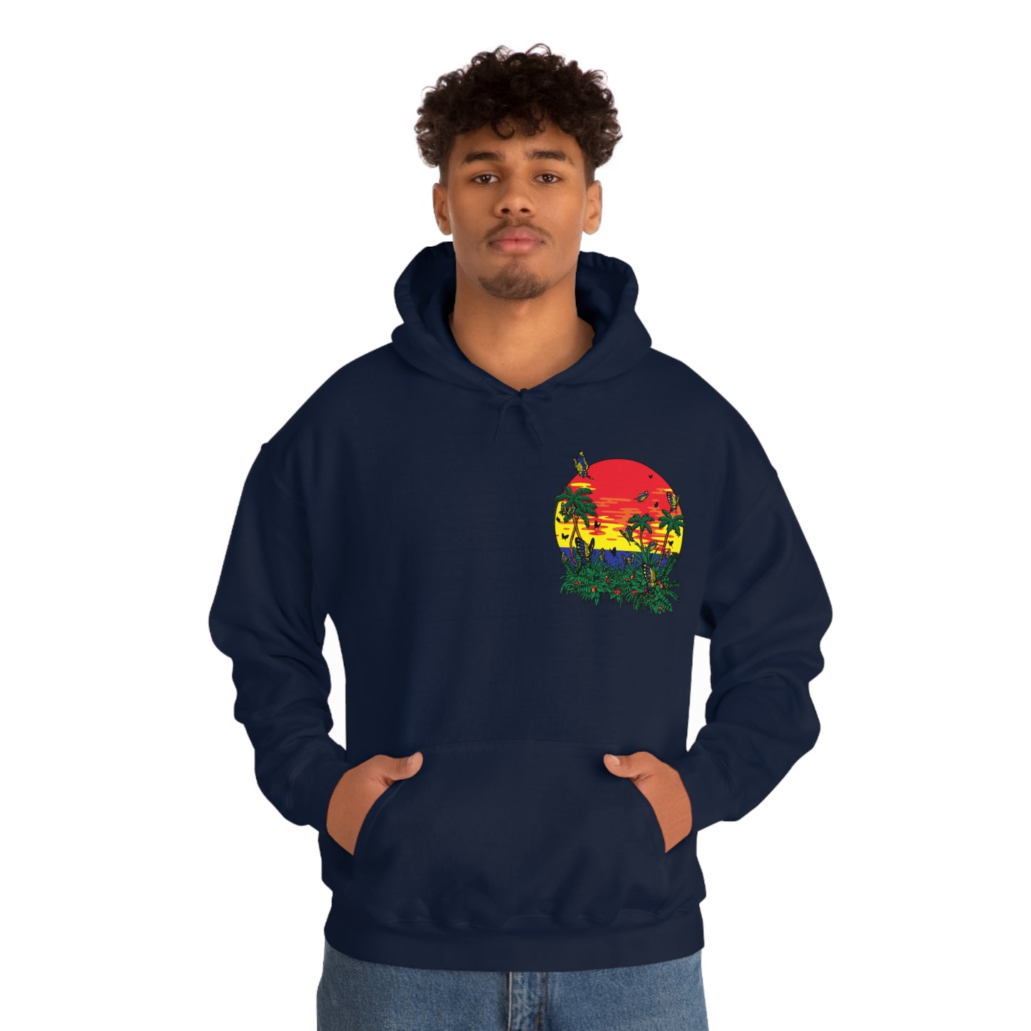 Sunset Butterfly Vibes Hoodie