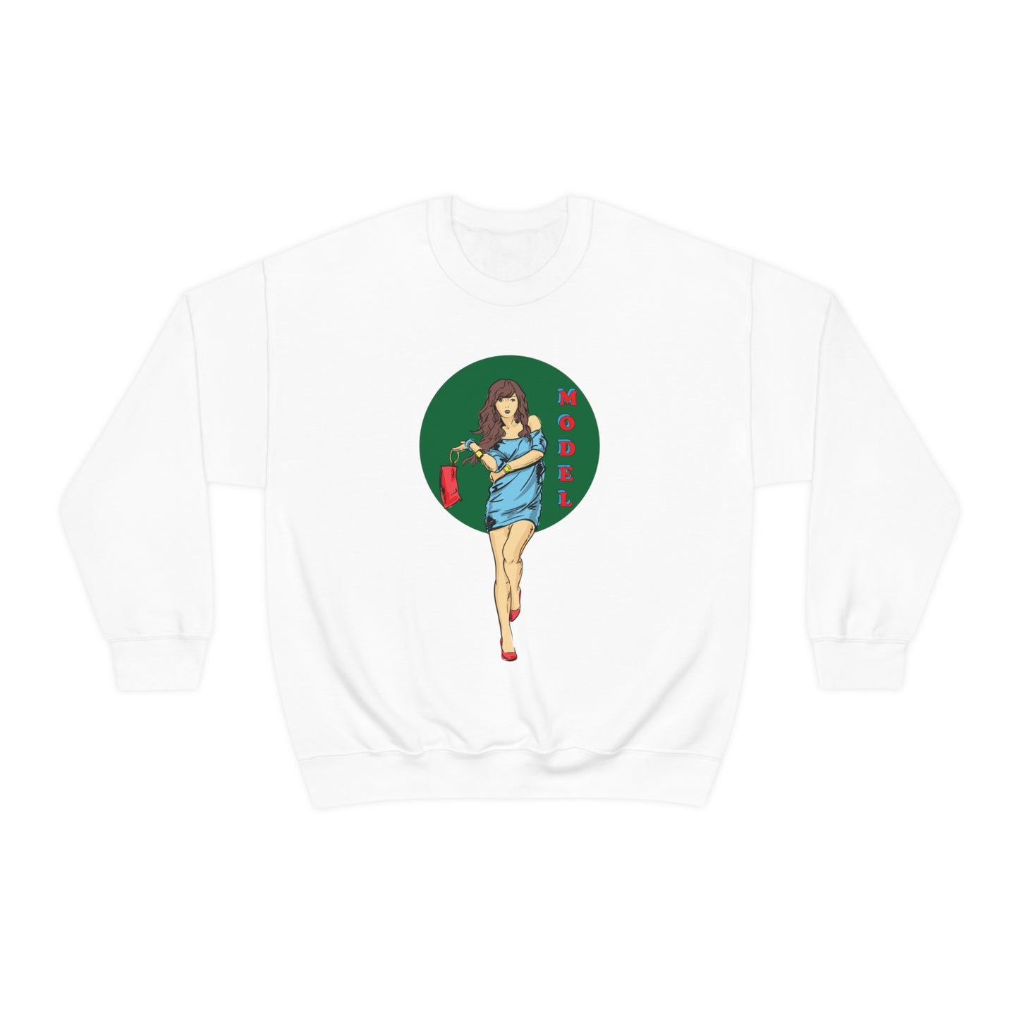 Model girl Crewneck Sweatshirt